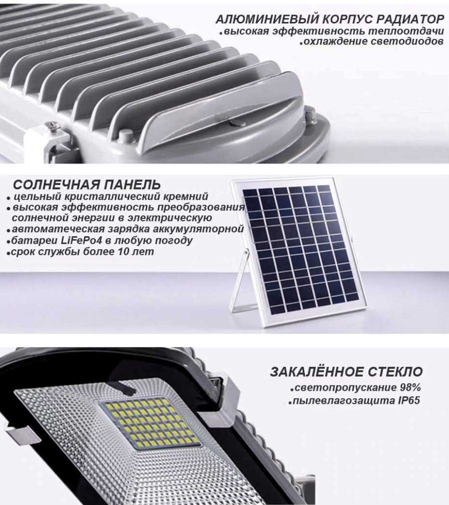 Консольные светильники на солнечных батареях - SOLAR SPL 30W - консольный  светильник на солнечной батарее